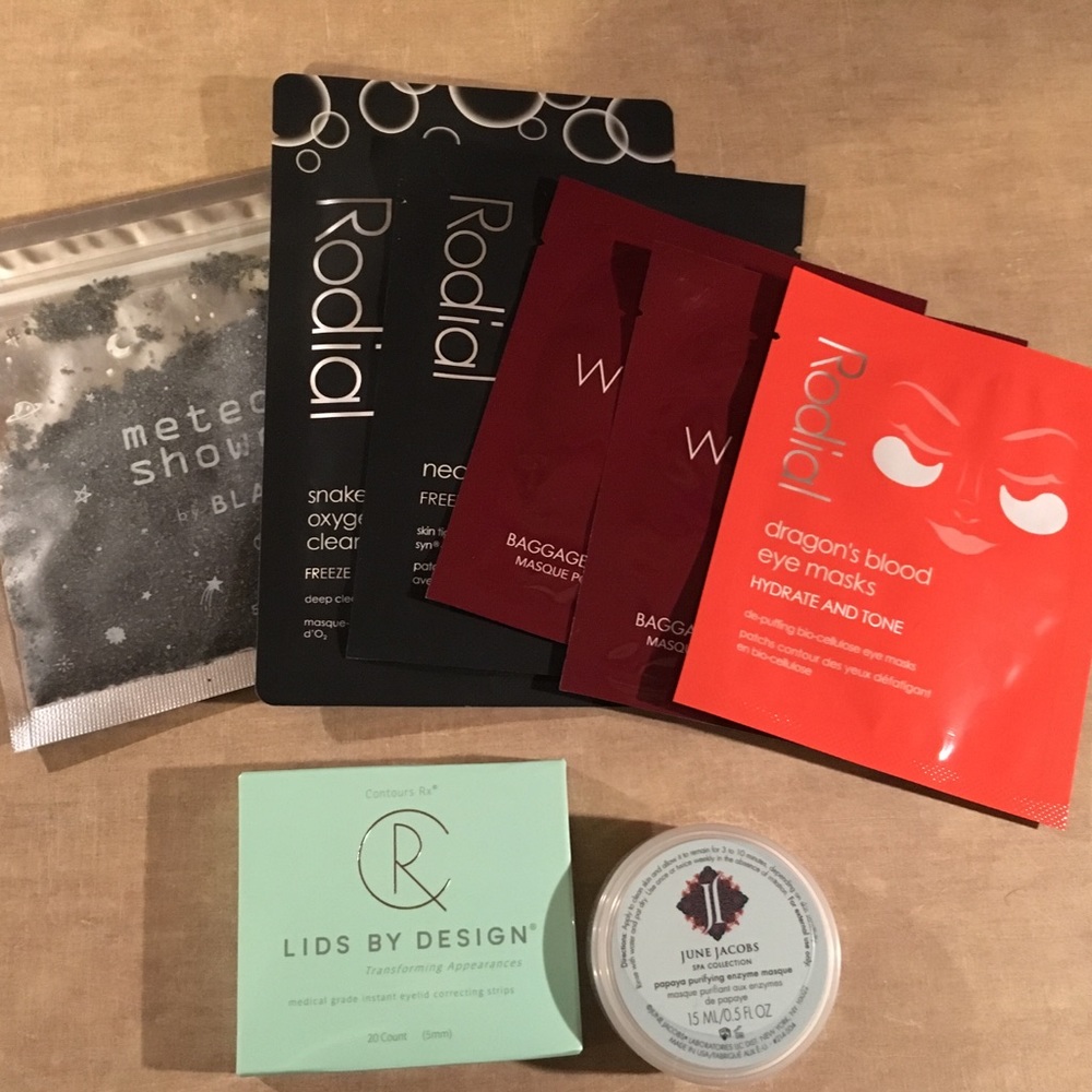 Face mask, Neck mask, Eye Mask and Shower Scrub